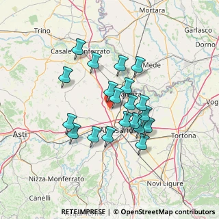 Mappa Viale del Fontanone, 15040 Castelletto Monferrato AL, Italia (11.399)