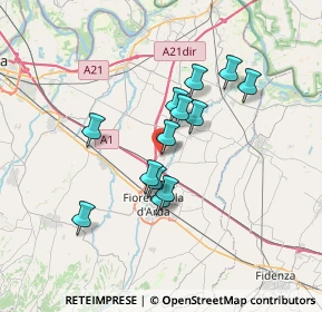 Mappa Via Galileo Galilei, 29016 Cortemaggiore PC, Italia (5.56077)