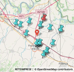 Mappa Via Galileo Galilei, 29016 Cortemaggiore PC, Italia (6.5595)