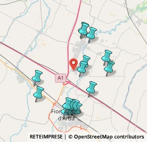 Mappa Via Galileo Galilei, 29016 Cortemaggiore PC, Italia (3.85625)