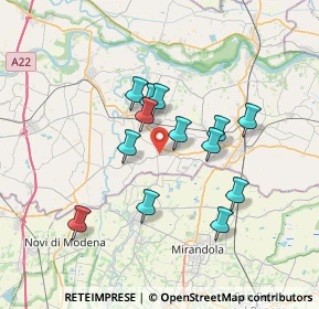 Mappa Via Contotta, 46020 San Giacomo delle Segnate MN, Italia (5.91154)