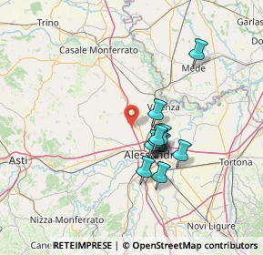 Mappa 15040 San Salvatore Monferrato AL, Italia (11.09909)