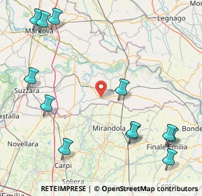 Mappa Via Giuseppe Ferrari, 46020 San Giacomo delle Segnate MN, Italia (22.28833)