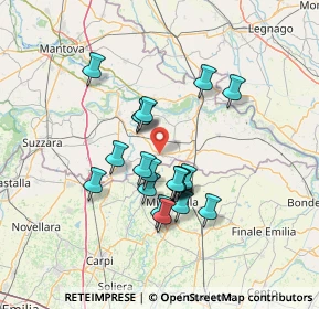 Mappa Via Giuseppe Ferrari, 46020 San Giacomo delle Segnate MN, Italia (11.4145)