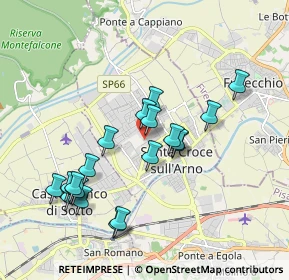 Mappa Via Padre Ernesto Balducci, 56029 Santa Croce sull'Arno PI, Italia (1.894)