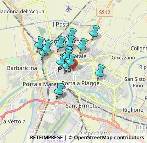 Mappa Via Gereschi Livia, 56127 Pisa PI, Italia (1.24529)