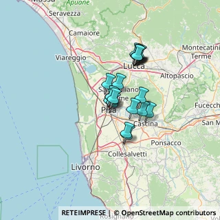 Mappa Via Santa Marta, 56127 Pisa PI, Italia (9.4735)