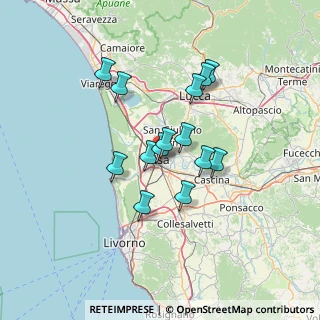 Mappa Via Santa Marta, 56127 Pisa PI, Italia (11.10357)