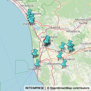 Mappa Via Santa Marta, 56127 Pisa PI, Italia (15.24368)