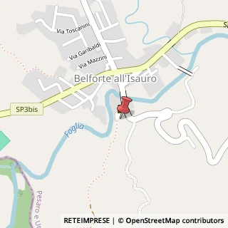 Mappa Via Castello, 8, 61026 Belforte all'Isauro, Pesaro e Urbino (Marche)