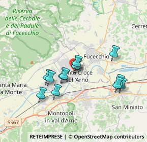 Mappa Viale Bruno Buozzi, 56029 Santa Croce sull'Arno PI, Italia (3.10615)