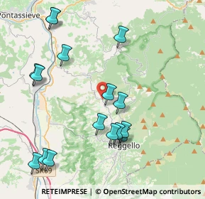 Mappa Via Giacomo Matteotti, 50066 Reggello FI, Italia (4.70688)