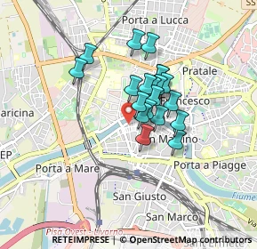 Mappa Via la Maddalena, 56125 Pisa PI, Italia (0.588)
