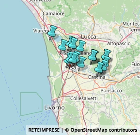 Mappa Via la Maddalena, 56125 Pisa PI, Italia (8.7735)