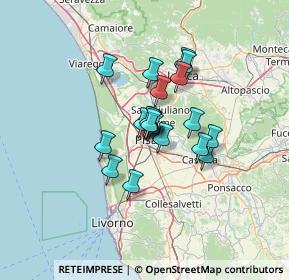 Mappa Via la Maddalena, 56125 Pisa PI, Italia (8.705)