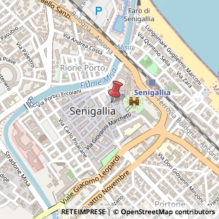 Mappa Via Marzi, 4, 60019 Senigallia, Ancona (Marche)