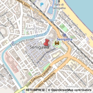 Mappa Via Arsilli, 87, 60019 Senigallia, Ancona (Marche)