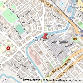 Mappa Via Carlo Pisacane, 14, 60019 Senigallia, Ancona (Marche)
