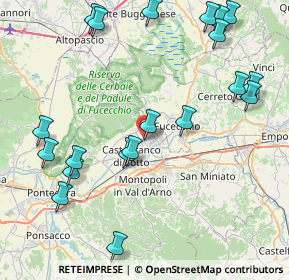 Mappa Via Sardegna, 56029 Santa Croce sull'Arno PI, Italia (10.396)