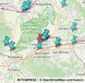 Mappa Via Sardegna, 56029 Santa Croce sull'Arno PI, Italia (8.253)