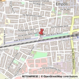 Mappa Viale Bruno Buozzi, 50053 Empoli FI, Italia, 50053 Empoli, Firenze (Toscana)