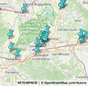 Mappa Via Ascanio Masini, 56029 Santa Croce sull'Arno PI, Italia (7.47)