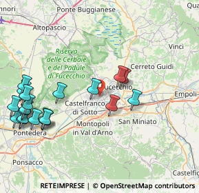 Mappa Via Ascanio Masini, 56029 Santa Croce sull'Arno PI, Italia (10.101)