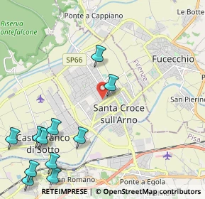 Mappa Via Ascanio Masini, 56029 Santa Croce sull'Arno PI, Italia (3.04182)