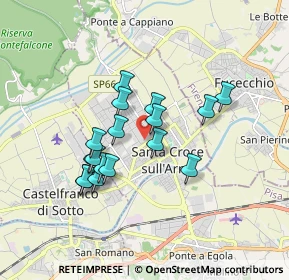 Mappa Via Ascanio Masini, 56029 Santa Croce sull'Arno PI, Italia (1.48941)