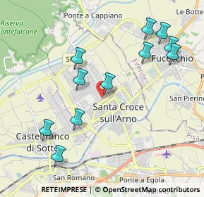 Mappa Via Ascanio Masini, 56029 Santa Croce sull'Arno PI, Italia (2.23182)