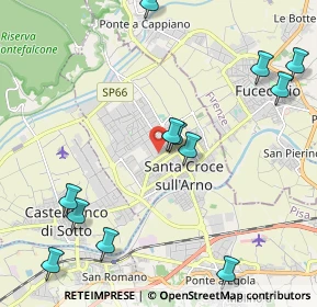 Mappa Via Ascanio Masini, 56029 Santa Croce sull'Arno PI, Italia (2.63333)