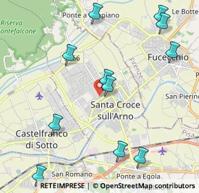 Mappa Via Ascanio Masini, 56029 Santa Croce sull'Arno PI, Italia (2.56727)