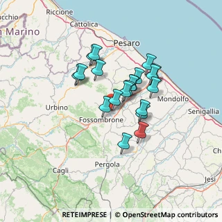 Mappa Via Gaspare Spontini, 61030 Montefelcino PU, Italia (10.586)