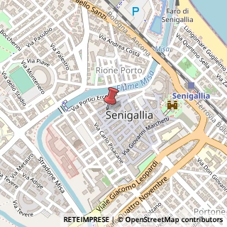 Mappa Via Camillo Benso Conte di Cavour, 17, 60019 Senigallia, Ancona (Marche)