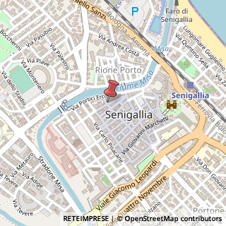 Mappa Via armellini 55, 60019 Senigallia, Ancona (Marche)