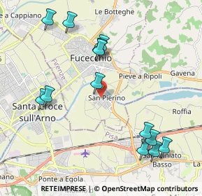 Mappa Via del Giardino San Pierino, 50054 Fucecchio FI, Italia (2.37308)
