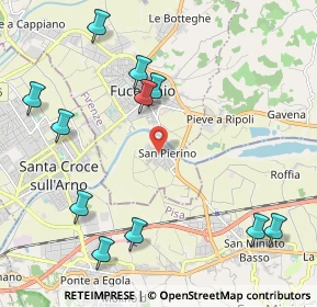 Mappa Via del Biancospino, 50054 Fucecchio FI, Italia (2.62727)