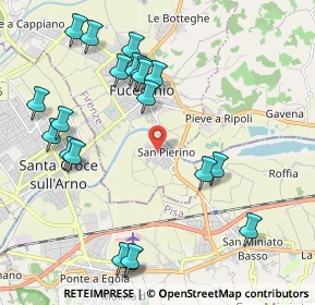 Mappa Via del Biancospino, 50054 Fucecchio FI, Italia (2.3945)