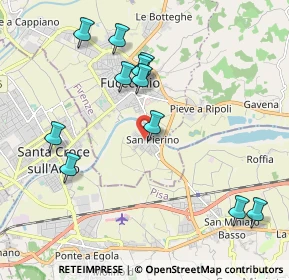 Mappa Via del Giardino San Pierino, 50054 Fucecchio FI, Italia (2.17091)