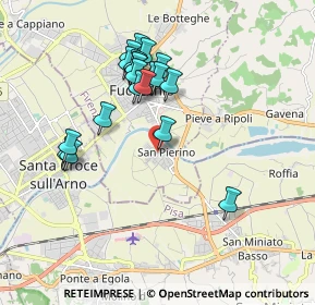 Mappa Via del Biancospino, 50054 Fucecchio FI, Italia (1.7625)