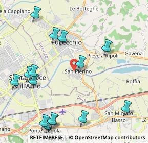 Mappa Via del Giardino San Pierino, 50054 Fucecchio FI, Italia (2.71067)