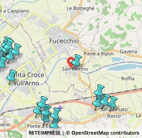 Mappa Via del Biancospino, 50054 Fucecchio FI, Italia (3.265)