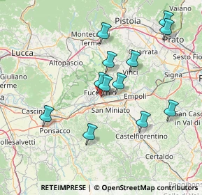 Mappa Via del Giardino San Pierino, 50054 Fucecchio FI, Italia (14.43417)