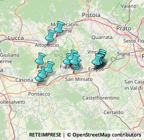 Mappa Via del Biancospino, 50054 Fucecchio FI, Italia (10.20529)