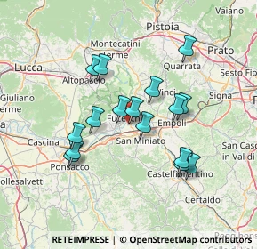 Mappa Via del Biancospino, 50054 Fucecchio FI, Italia (12.7175)