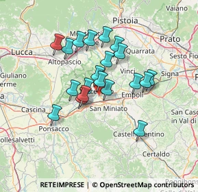 Mappa Via del Biancospino, 50054 Fucecchio FI, Italia (11.349)