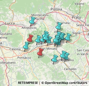 Mappa Via del Giardino San Pierino, 50054 Fucecchio FI, Italia (10.2585)