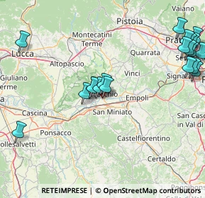 Mappa Via del Giardino San Pierino, 50054 Fucecchio FI, Italia (21.3555)