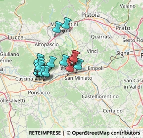 Mappa Via del Biancospino, 50054 Fucecchio FI, Italia (12.002)