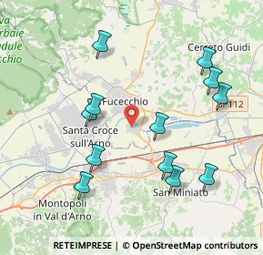 Mappa Via del Giardino San Pierino, 50054 Fucecchio FI, Italia (4.22)